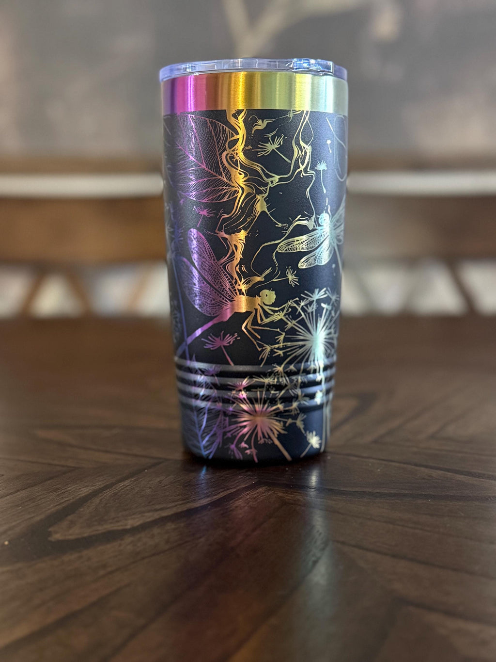 20 oz. Engraved Dragonfly Tumbler