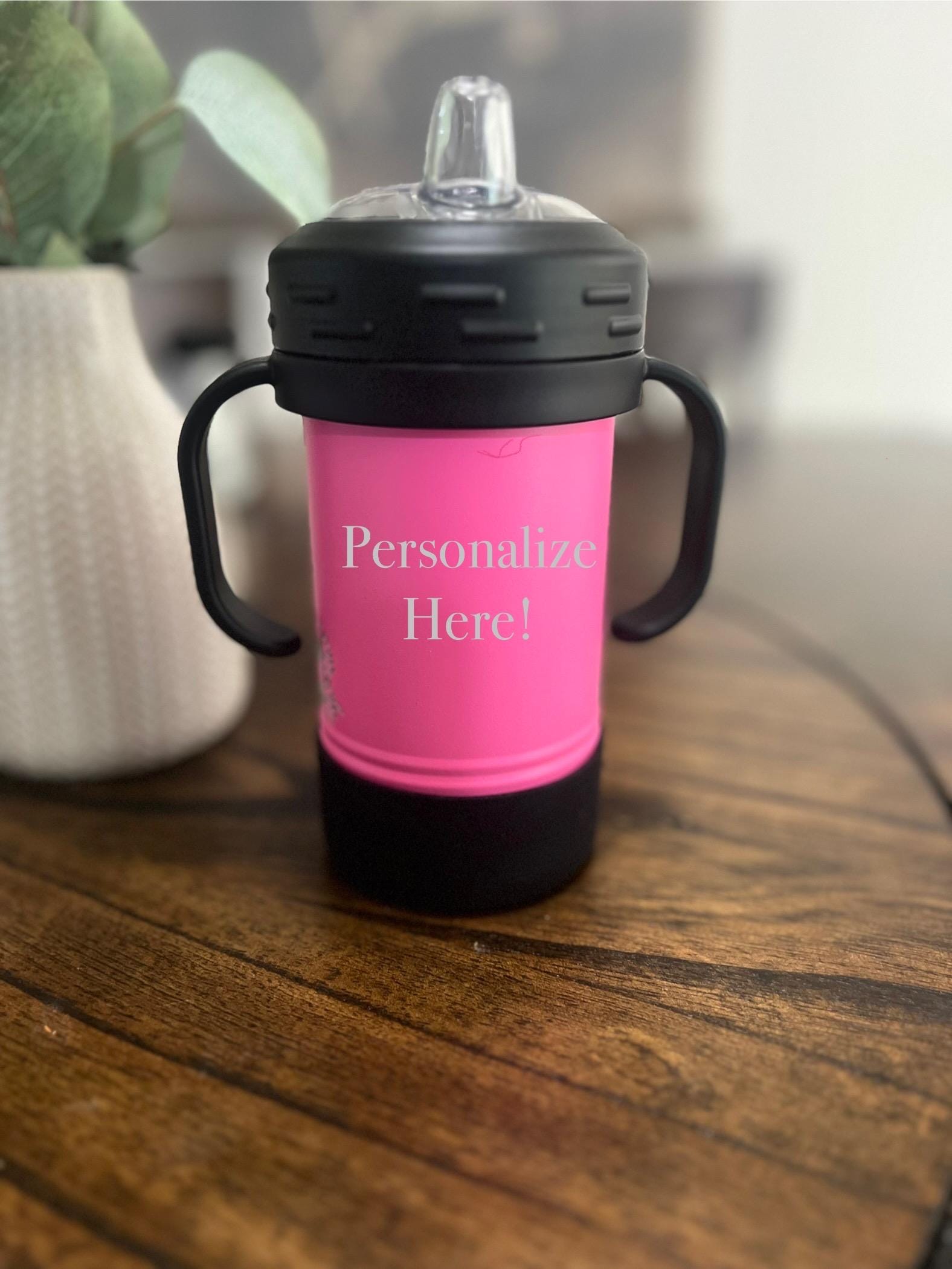 10 oz Engraved Highland Cow Sippy Cup