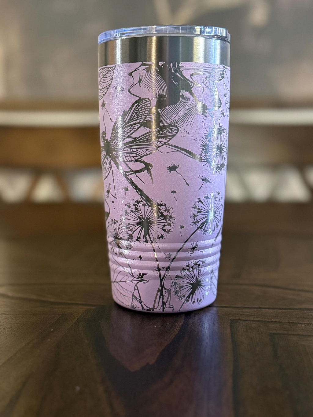 20 oz. Engraved Dragonfly Tumbler