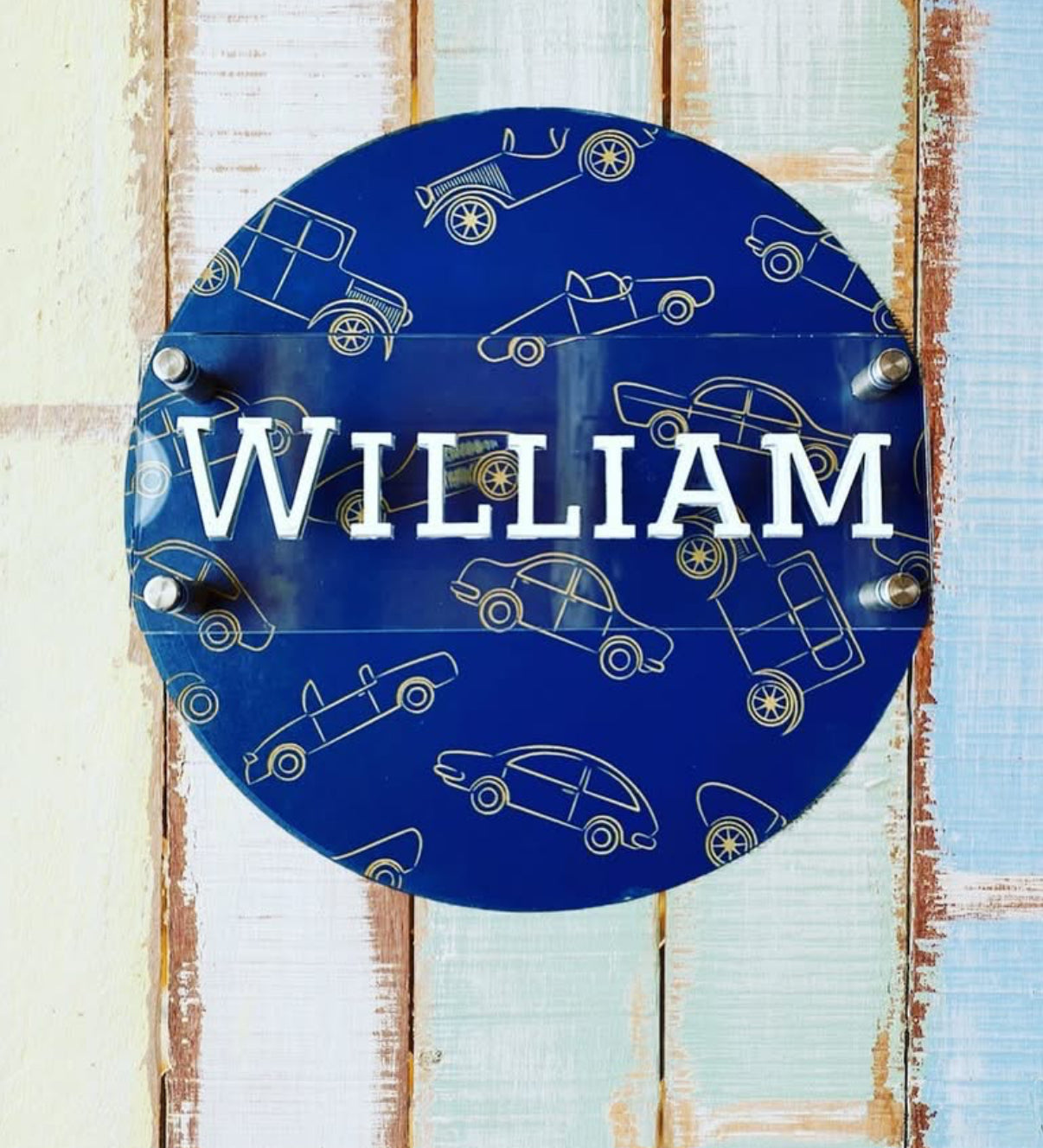 Custom 12” Engraved Round Sign – Personalized & Fully Customizable