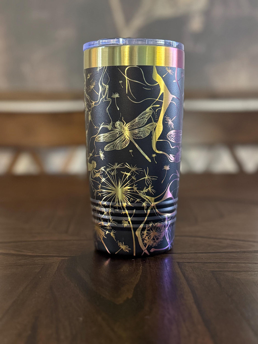 20 oz. Engraved Dragonfly Tumbler