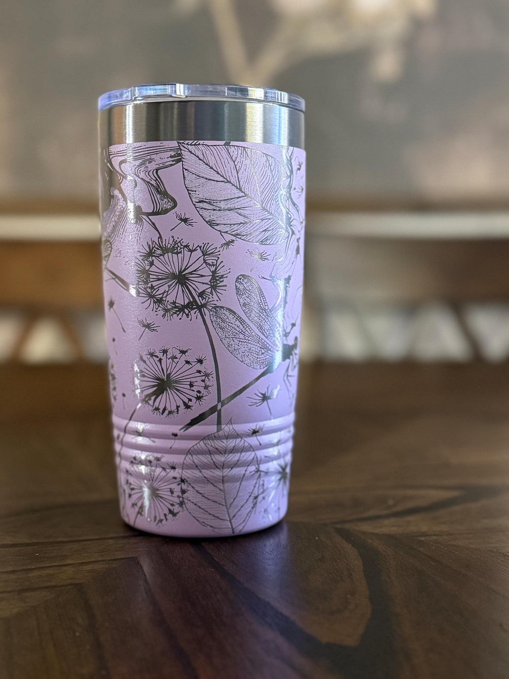 20 oz. Engraved Dragonfly Tumbler