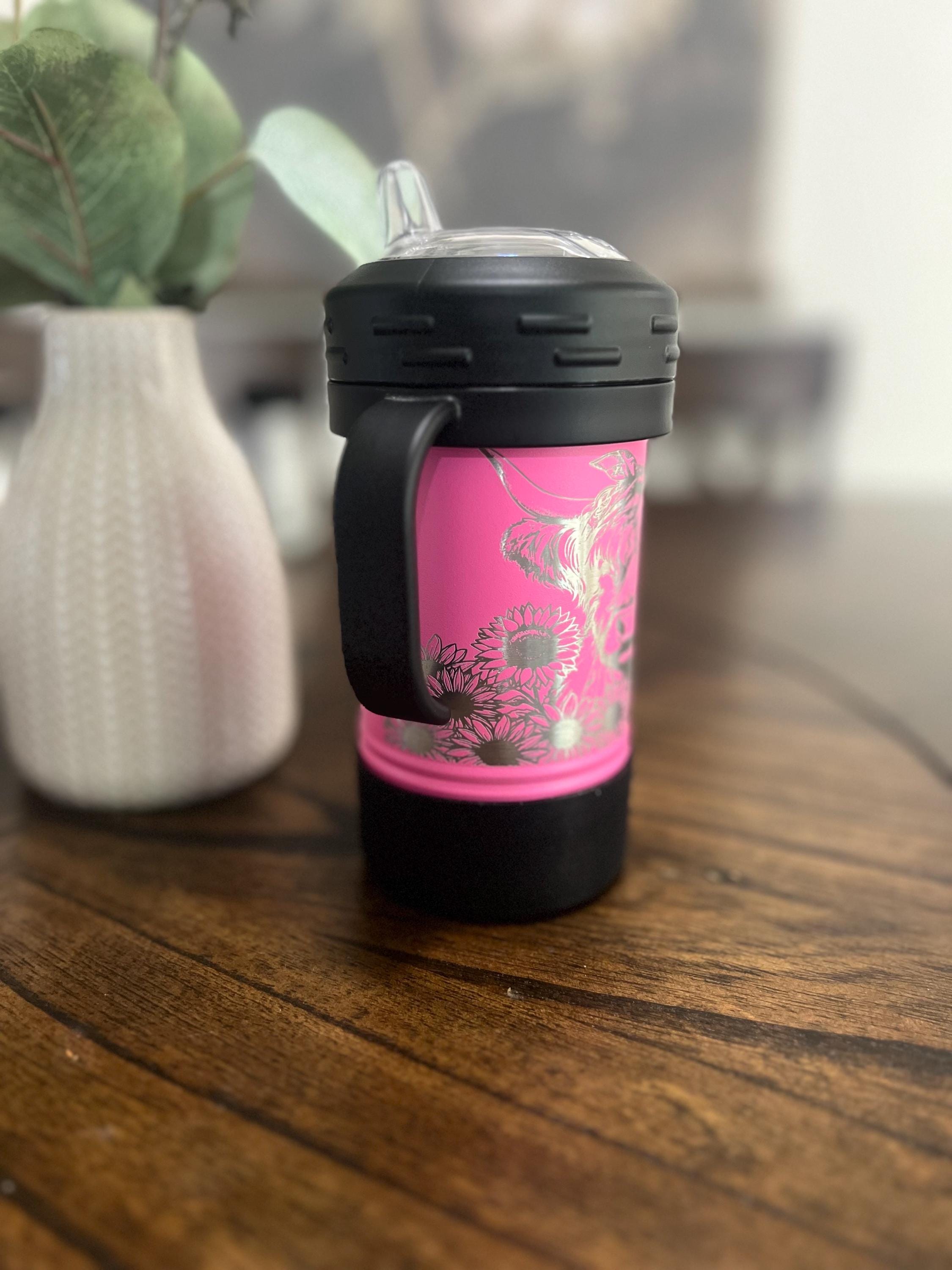 10 oz Engraved Highland Cow Sippy Cup