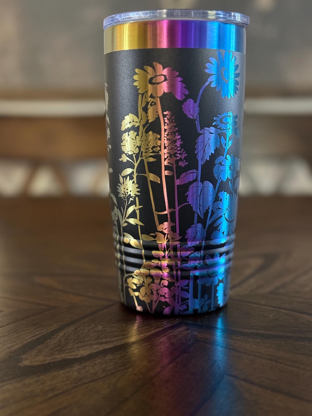 Limited Edition 20 oz. Engraved Wildflower Tumbler