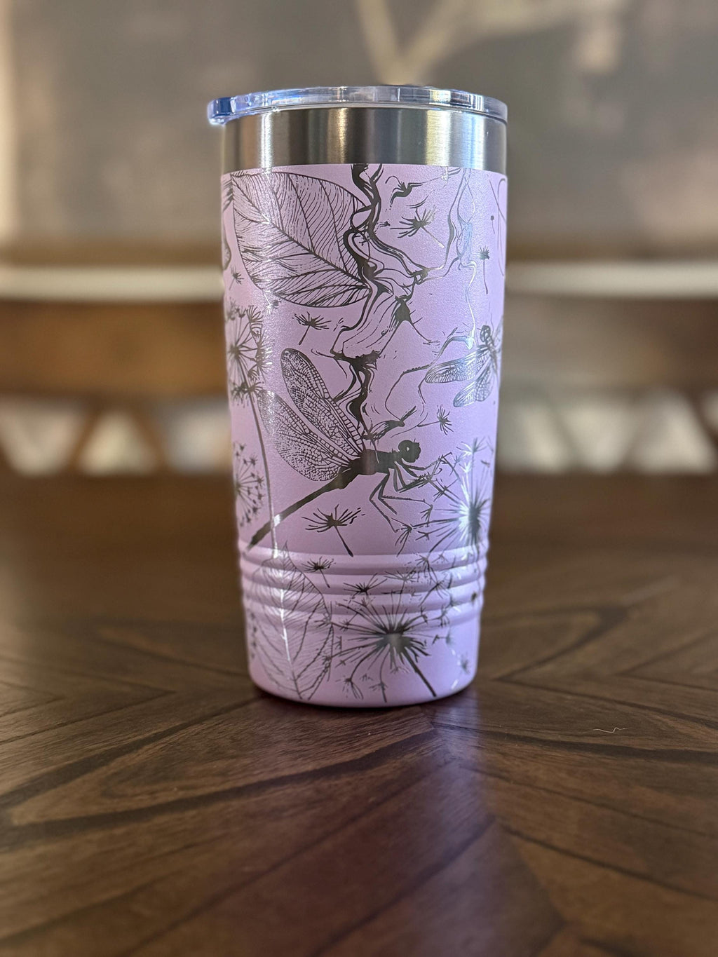 20 oz. Engraved Dragonfly Tumbler